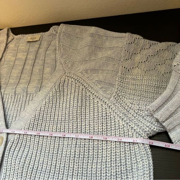 ✨ Common Threads Women’s Light Blue Cardigan Sweater Large Petite - Picture 9 of 10